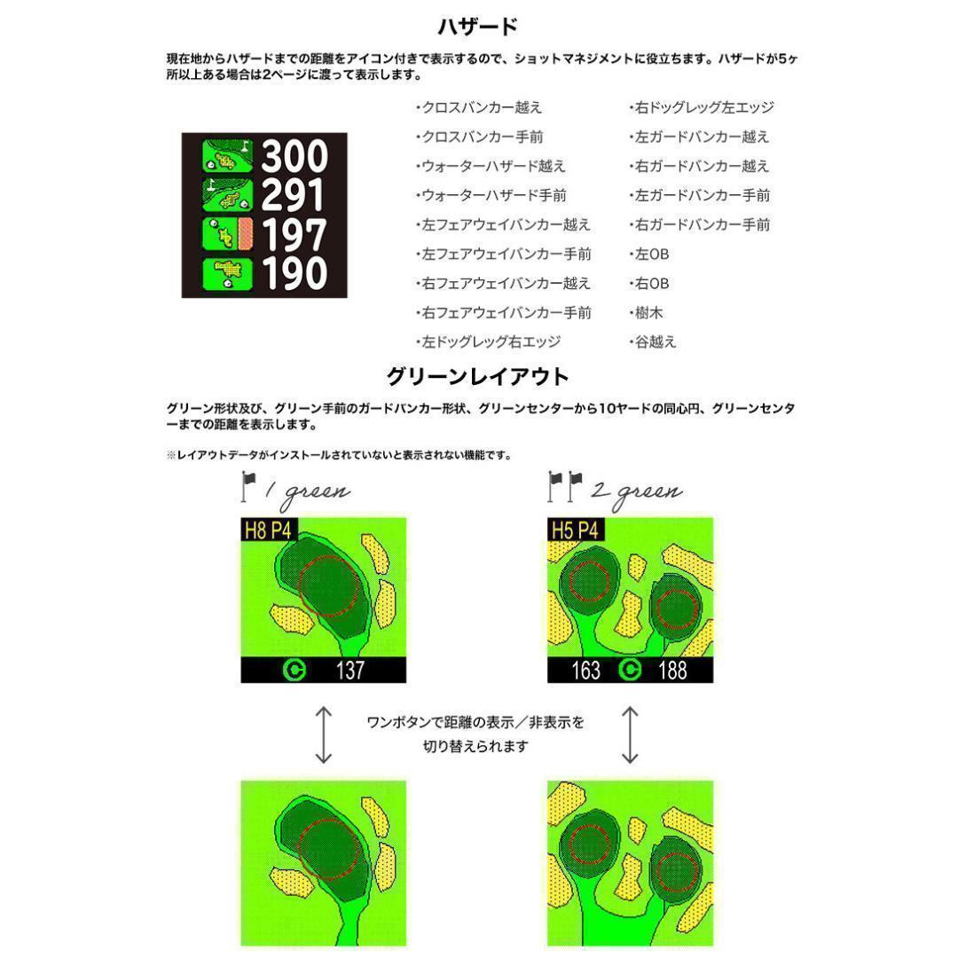 【新品】 グリーンオン ゴルフ ウォッチ ノルム II プラス 黒