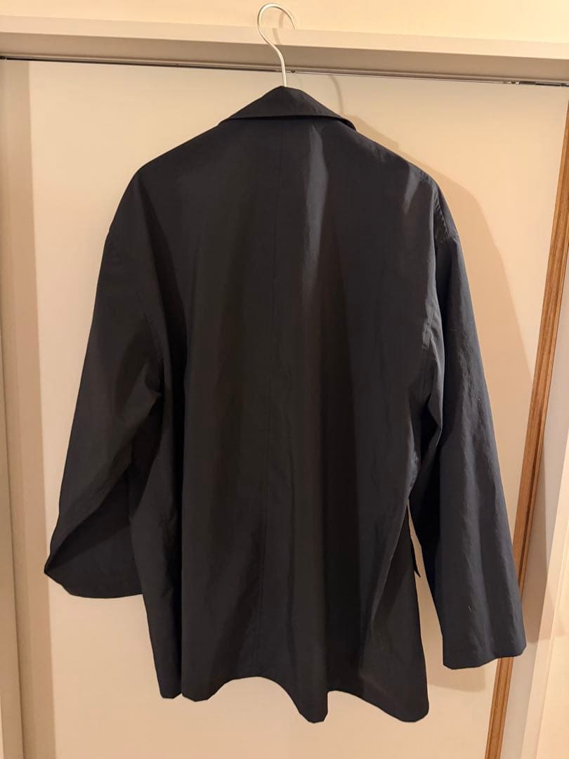 STILL BY HAND ブラック シャツジャケット 46