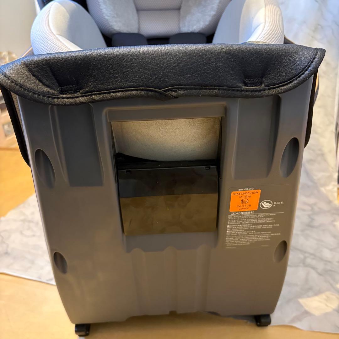 【美品】Combi クルムーヴ スマート ISOFIX エッグショック グレー