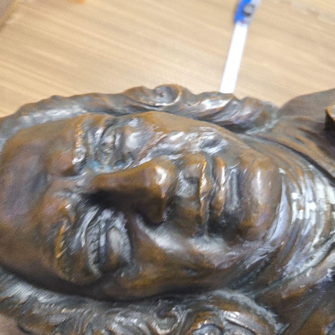 J.S.バッハ ブロンズバスト像　バッハ像（プロンズ風樹脂製）