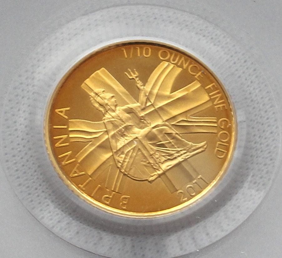 2011年 イギリス ブリタニア 10ポンド 金貨 PCGS PR70DCAM