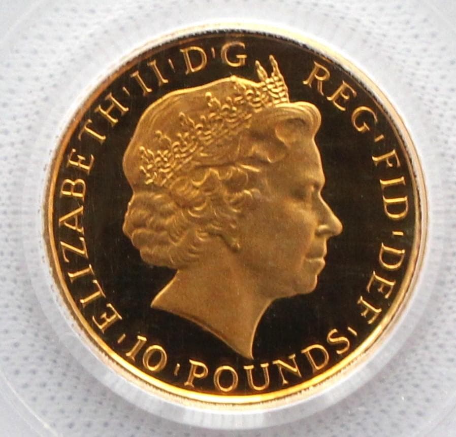 2011年 イギリス ブリタニア 10ポンド 金貨 PCGS PR70DCAM
