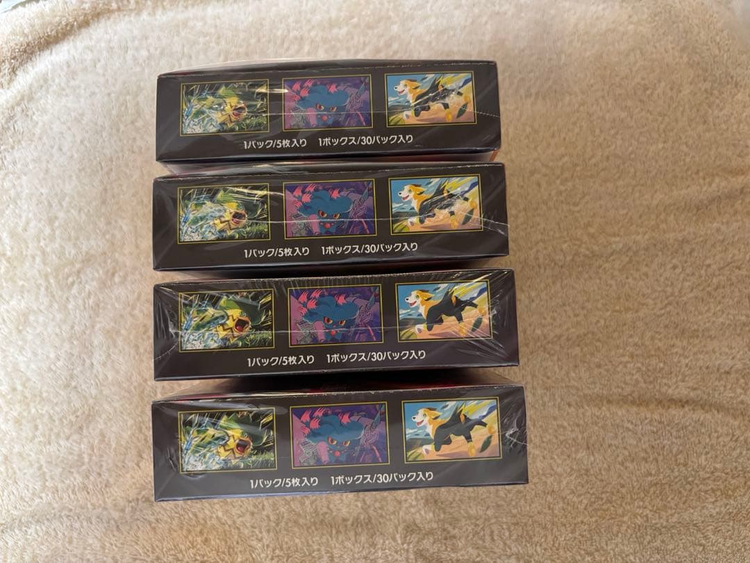 ポケモンカード　インフェルノX 新品未開封BOXシュリンクあり　4BOX