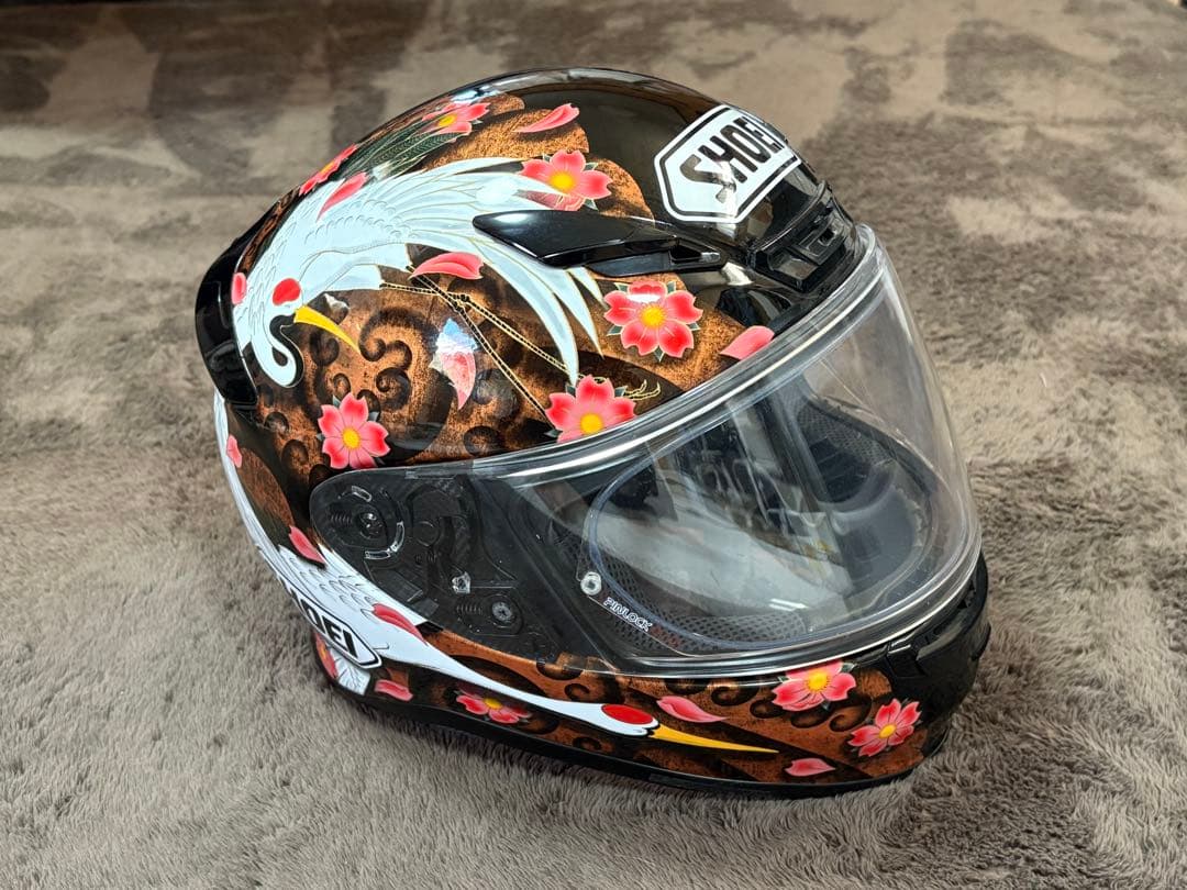 SHOEI Z-7 フルフェイス　ヘルメット　白鳥/桜　Sサイズ/55