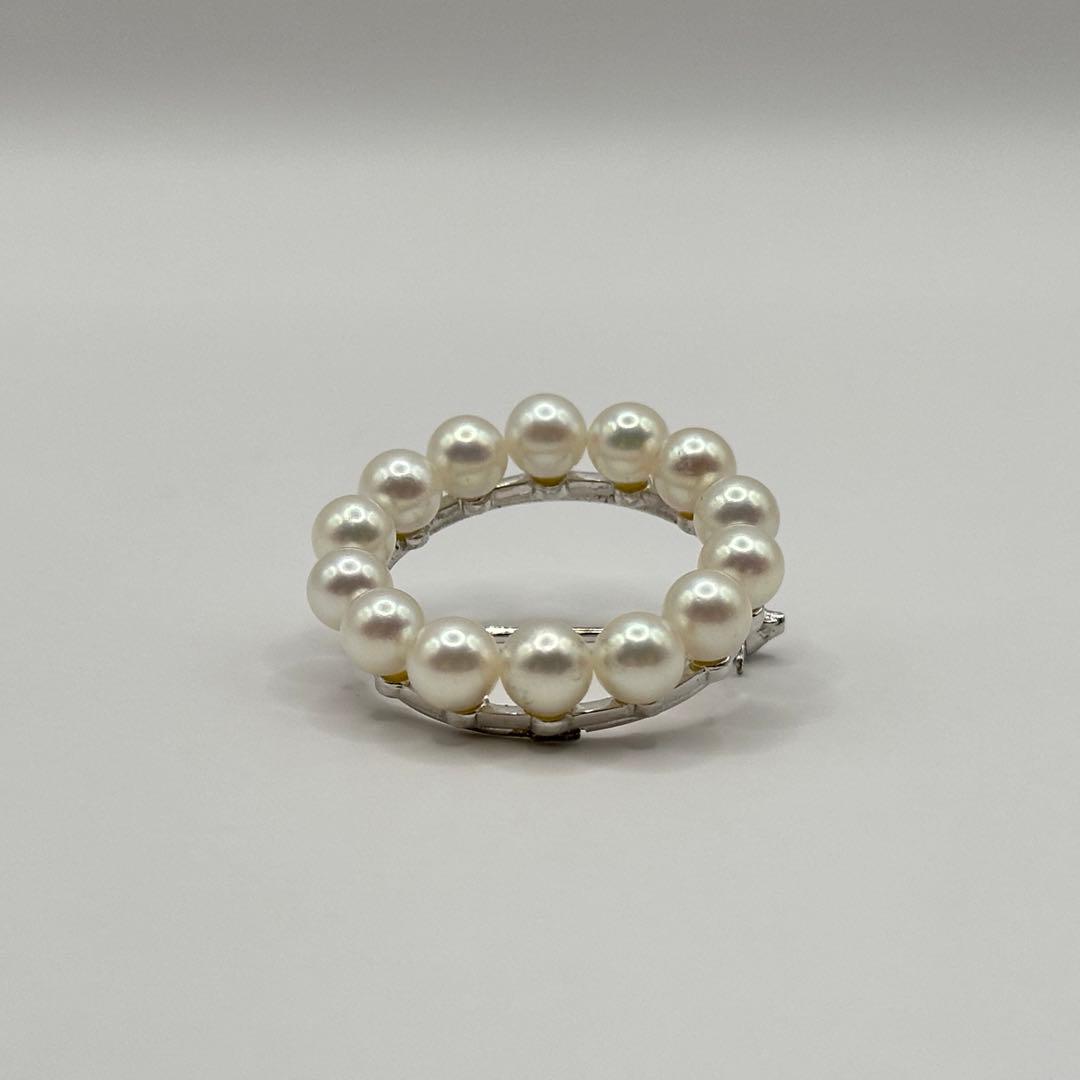 MIKIMOTO ミキモト ブローチ ベビーパール あこや真珠 サークル