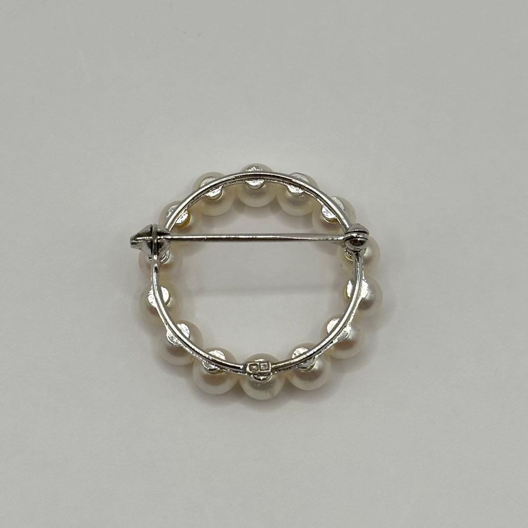 MIKIMOTO ミキモト ブローチ ベビーパール あこや真珠 サークル