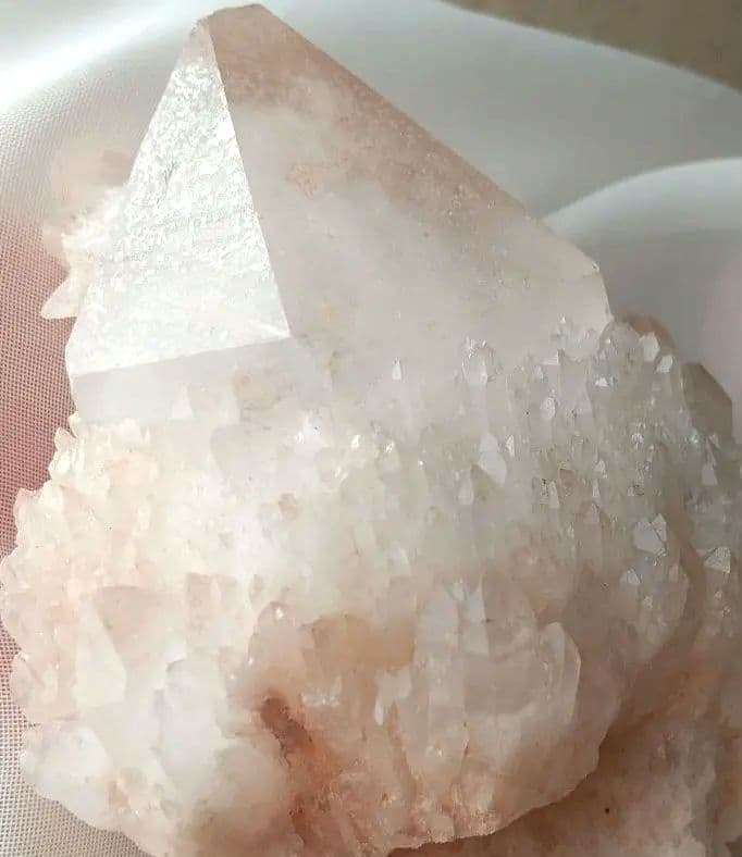 集合的な幸福・繁栄❇️マダガスカル産 ピンクキャンドルクォーツ 大 美クラスター