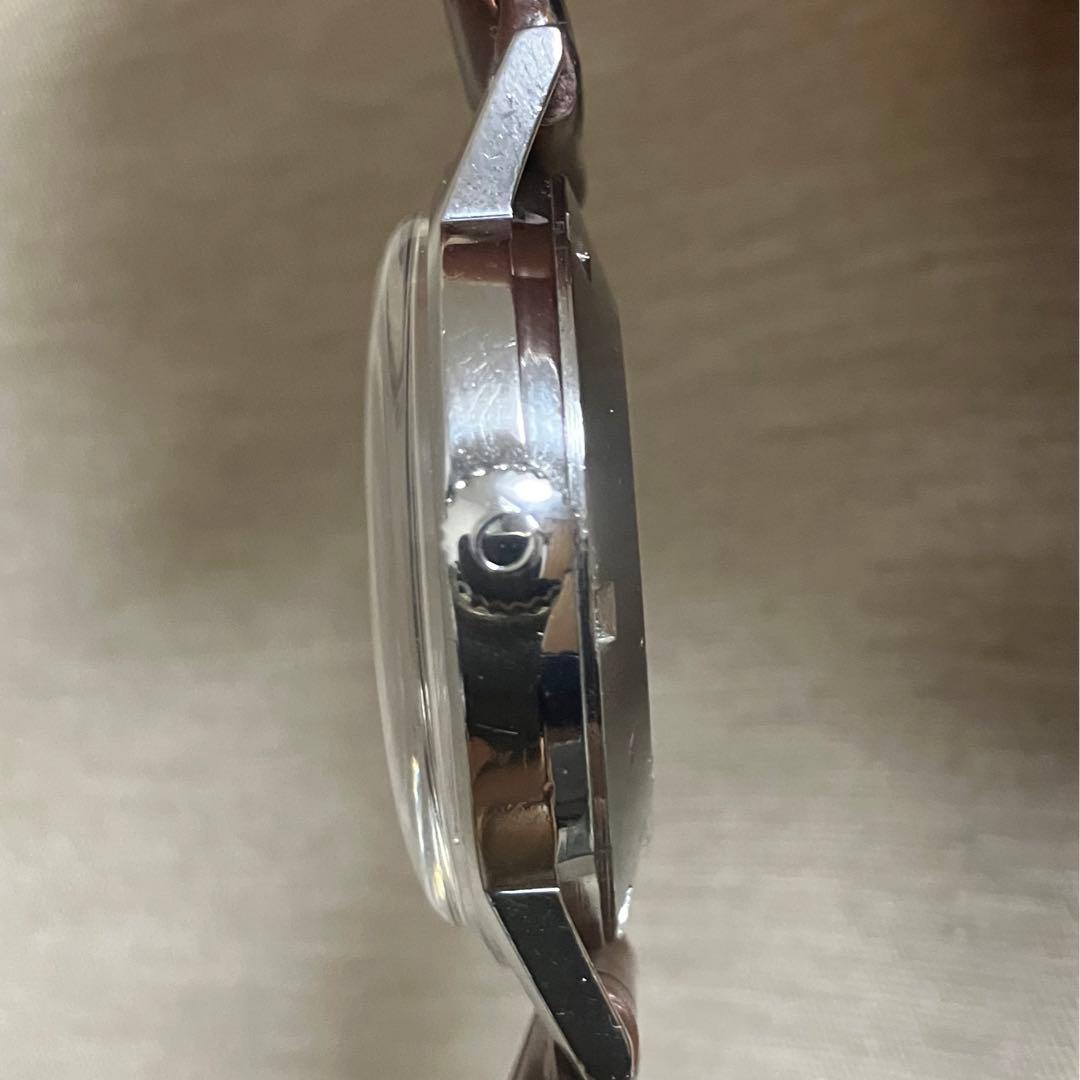 【OH済】オメガ ジュネーブ 自動巻 青文字盤Ref:166.070