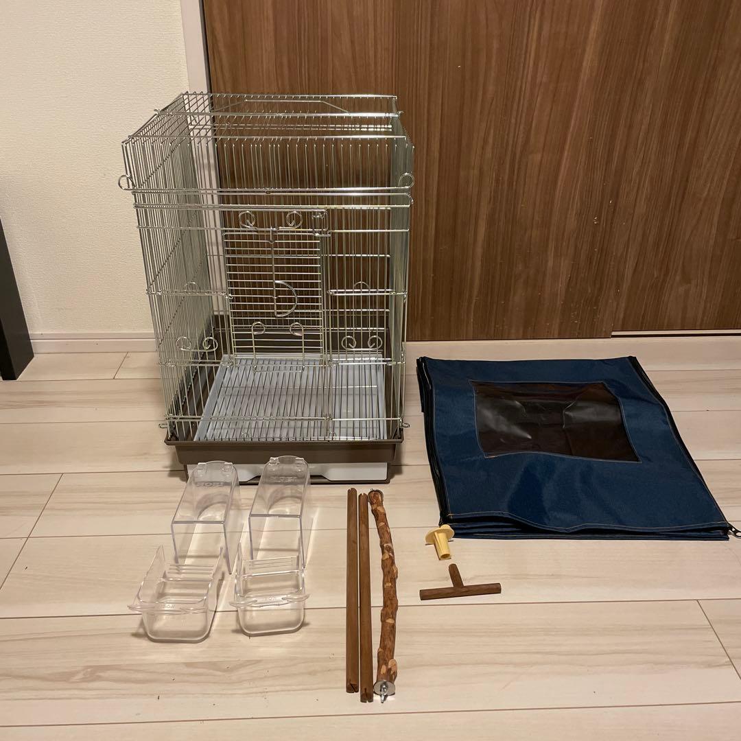 HOEI 35手乗り コミュニケーション 鳥かご　ホーエイ　カバー　止まり木