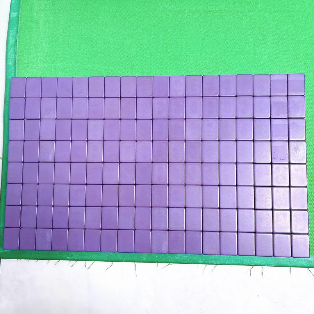 大洋ユニマック 麻雀牌　黒牌　ダイヤ牌　背紫 アタッシュケース