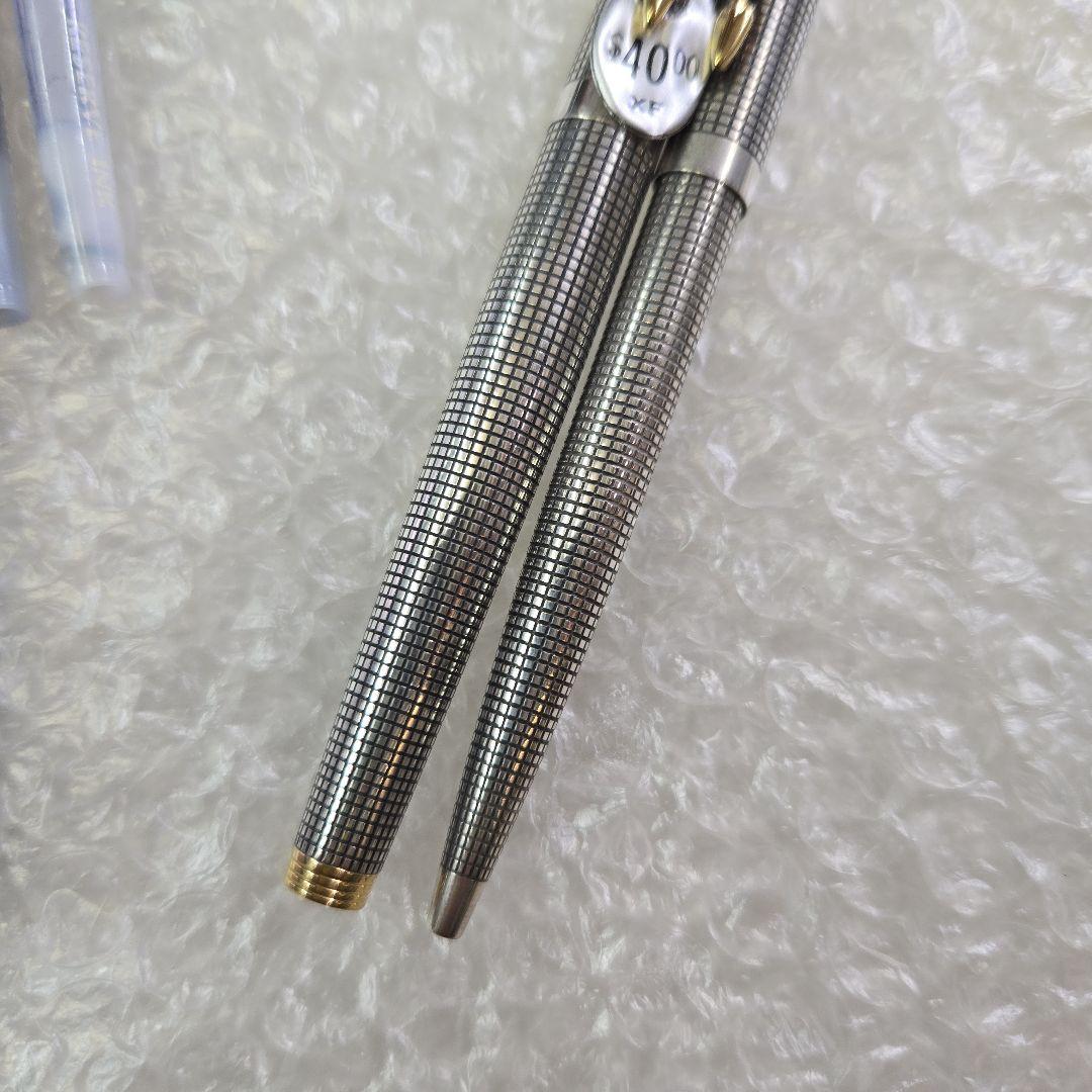 PARKER パーカー スターリングシルバー 万年筆 ボールペン 2本セット