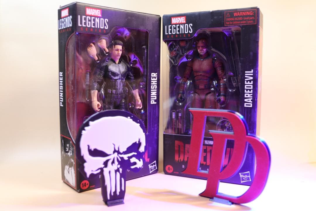 新品未開封デアデビル＆パニッシャー 2体セット＋ジオラマパーツ2点オマケ