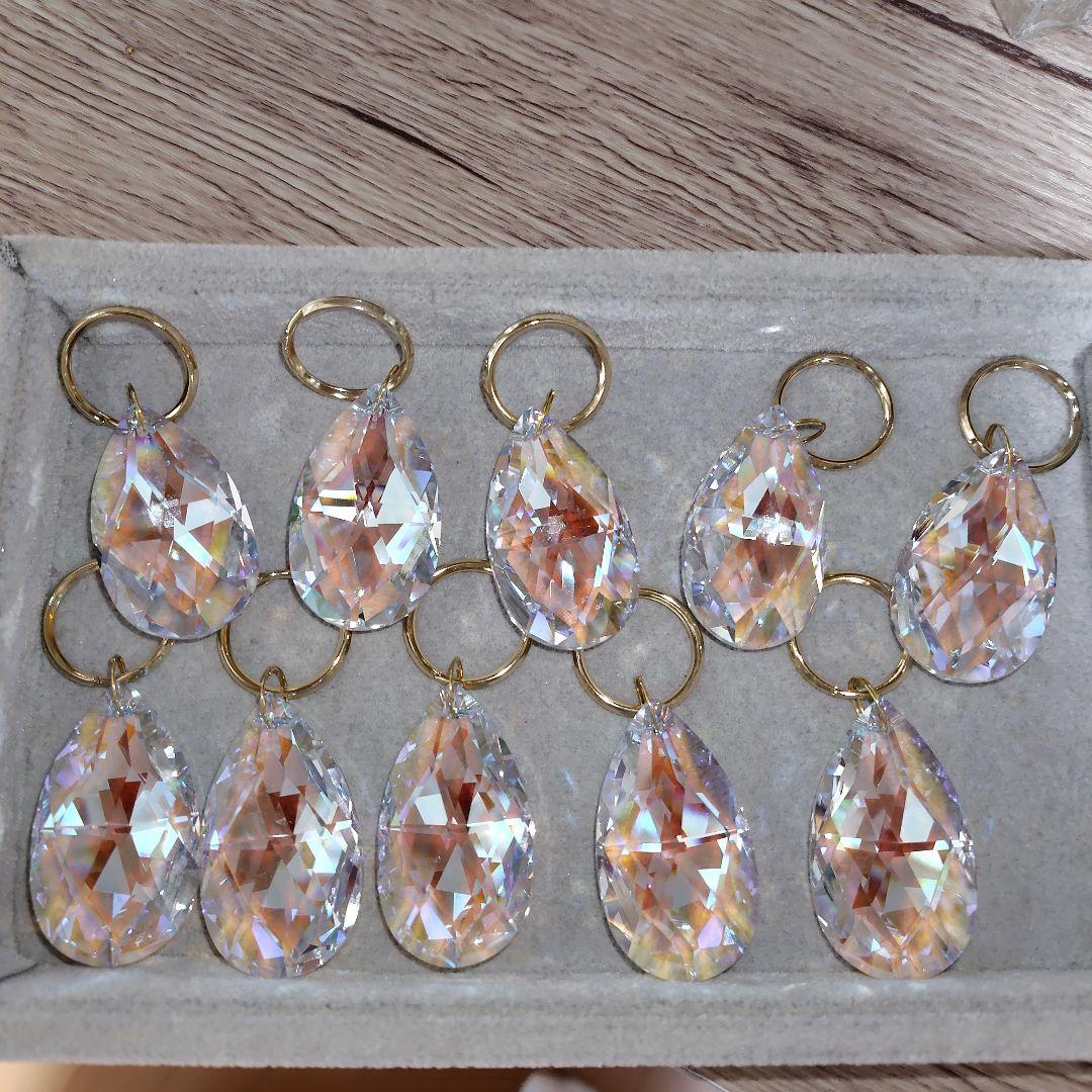 aphrodite様♡ハンドメイドスワロフスキーキーリング10点