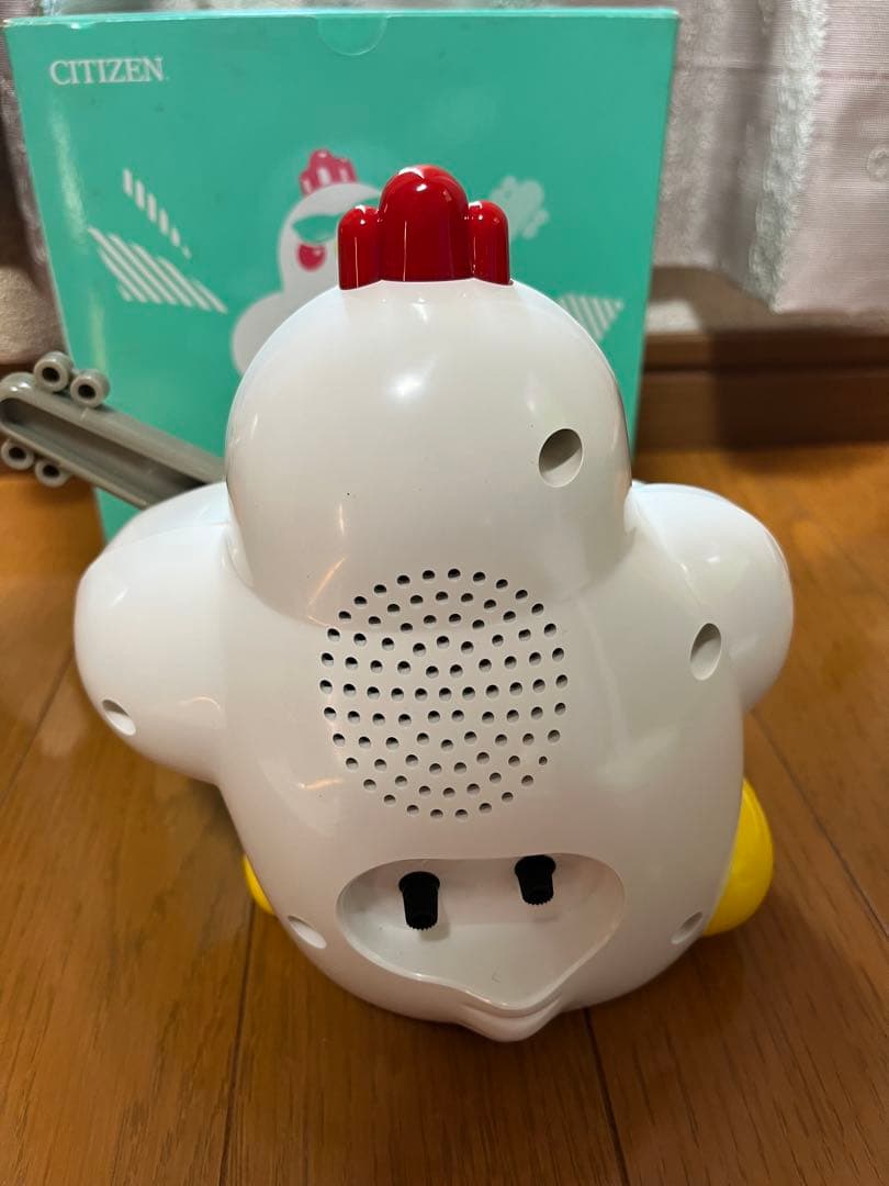 未使用　CITIZEN製「エレキドリ」目覚まし時計　レトロ　120 400 15