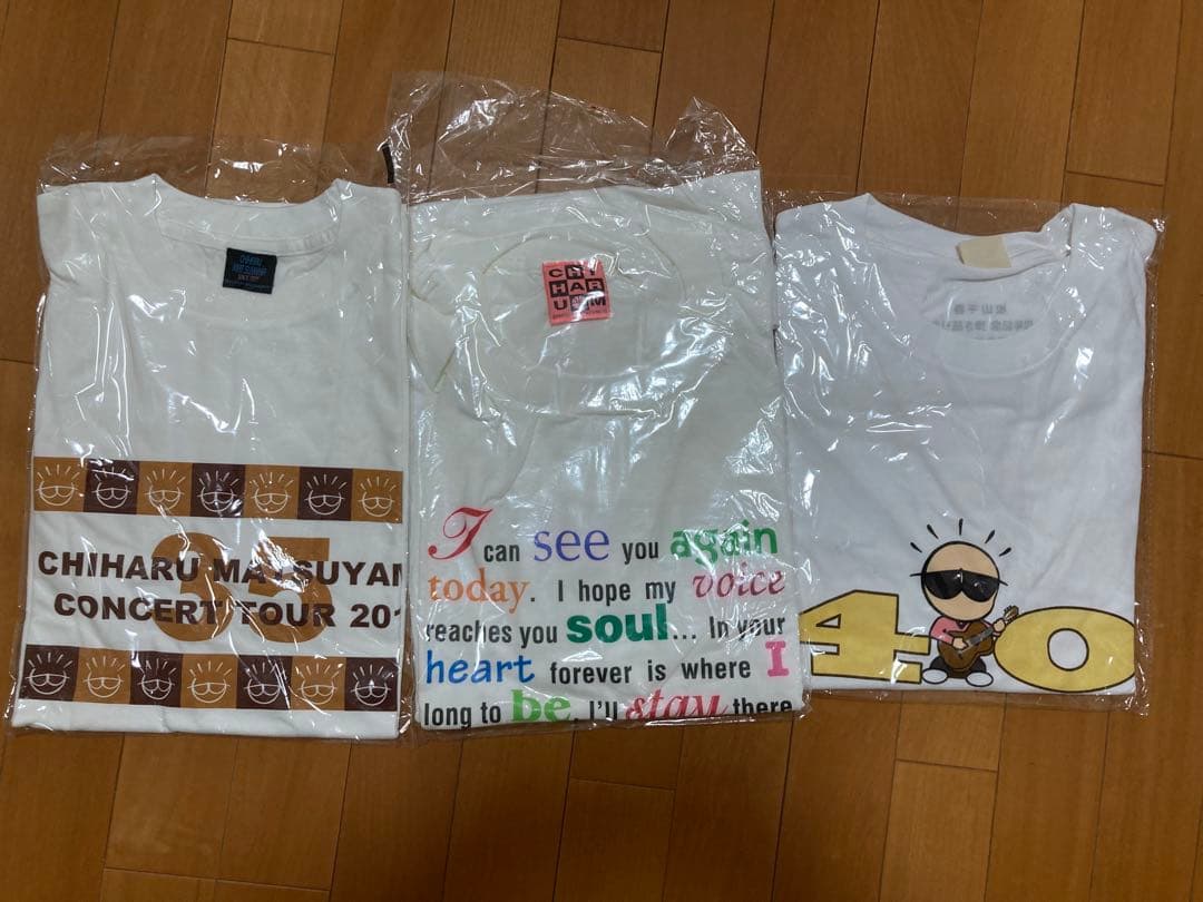 松山千春 コンサート Tシャツ 約２０年間分 ５５枚 すべて新品 未使用品
