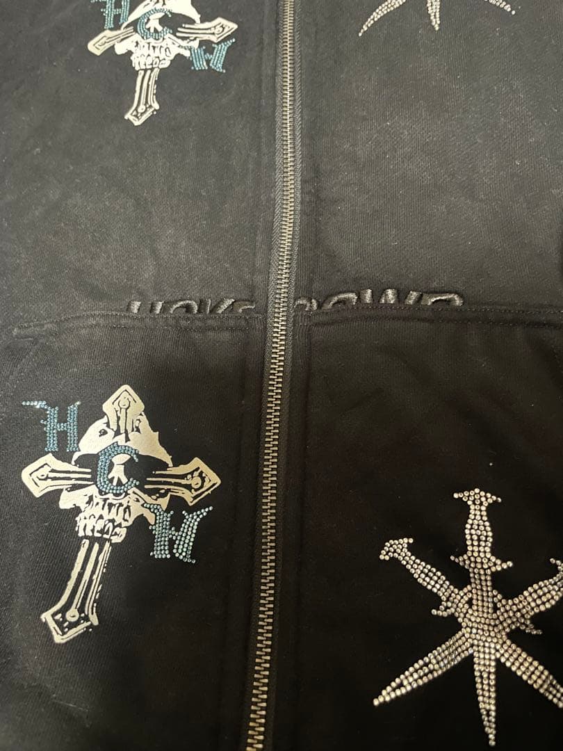 UNKNOWN × HCW UNKNOWN LONDON パーカー　M コラボ