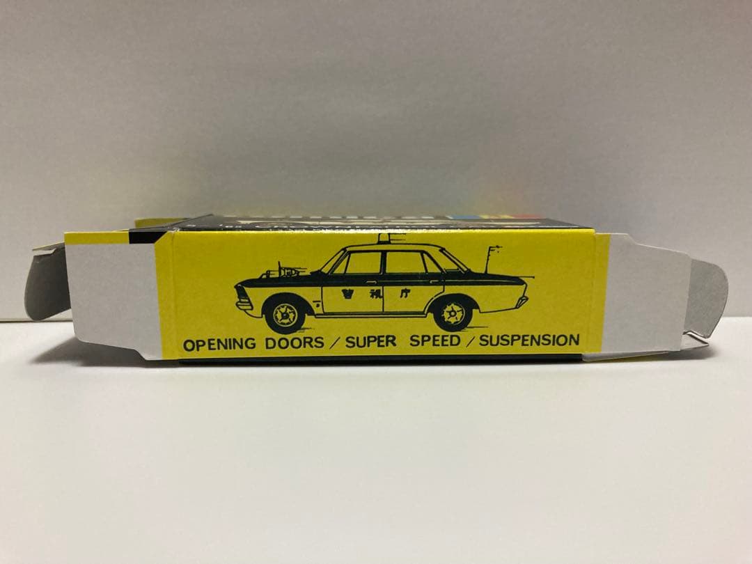 トミカ　日本製　クラウン　パトロールカー　1Aホイール　赤色灯Bタイプ　シール付