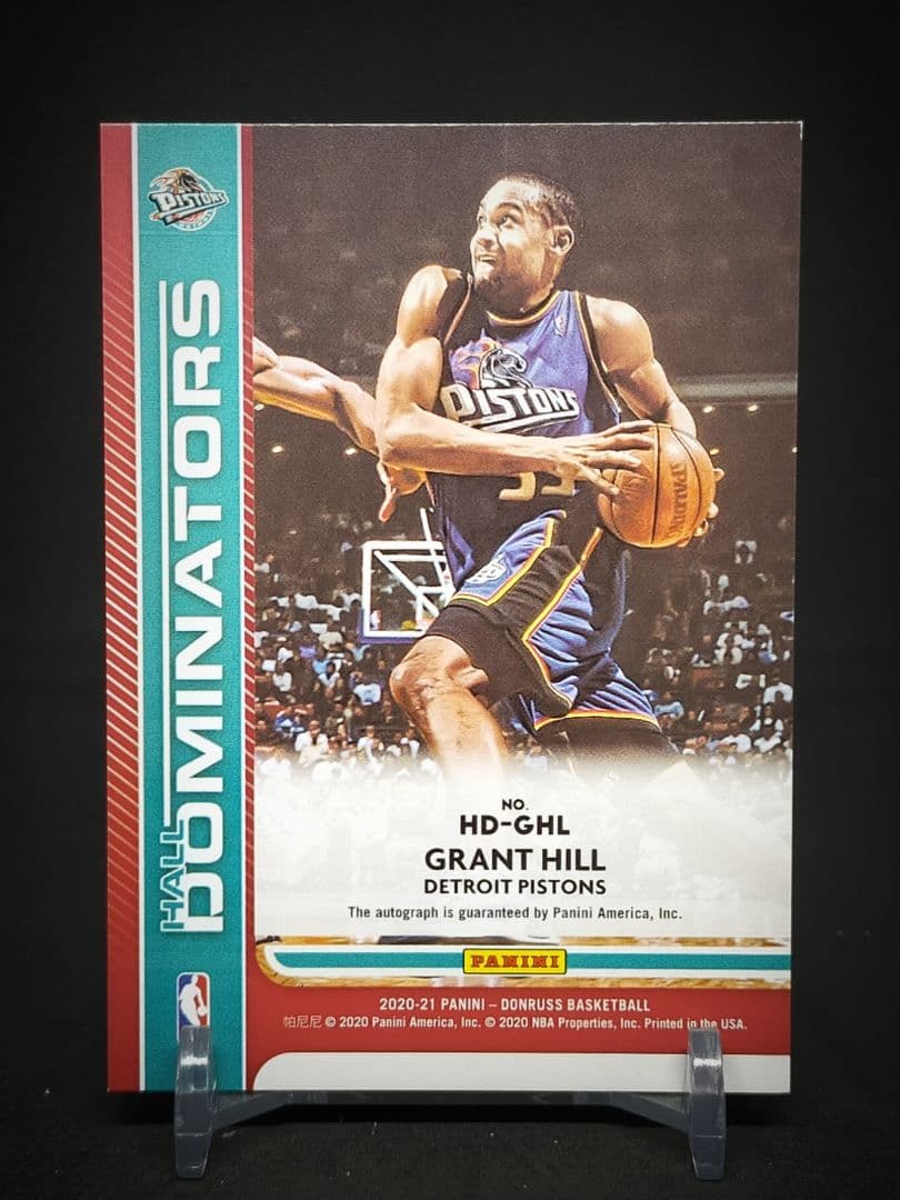 Grant Hill Panini Donruss Auto　グラント・ヒル