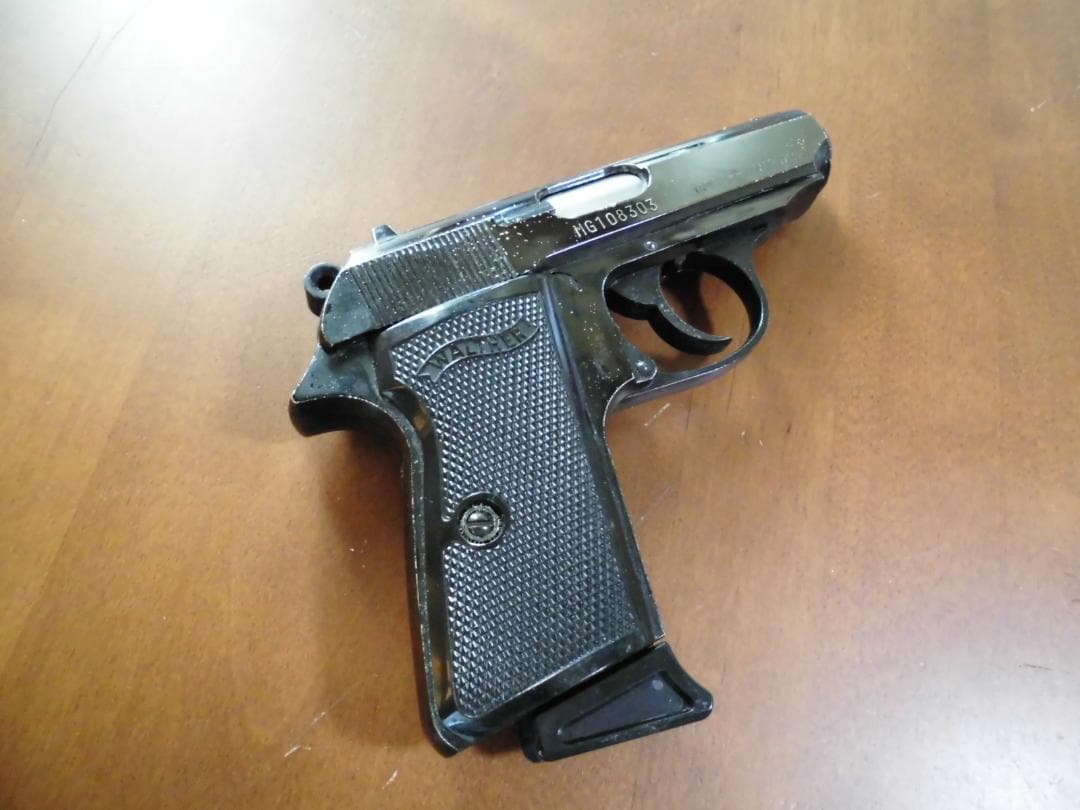 マルゼン ワルサーPPK/S ブラックメタルGBBプラスチック製