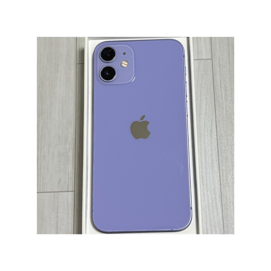 【美品】iPhone 12 mini パープル 128GB SIMフリー
