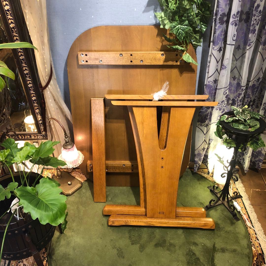 SHIN 　皇室御用達　浜本工芸 コンパクト　ナラ無垢ダイニング　テーブル