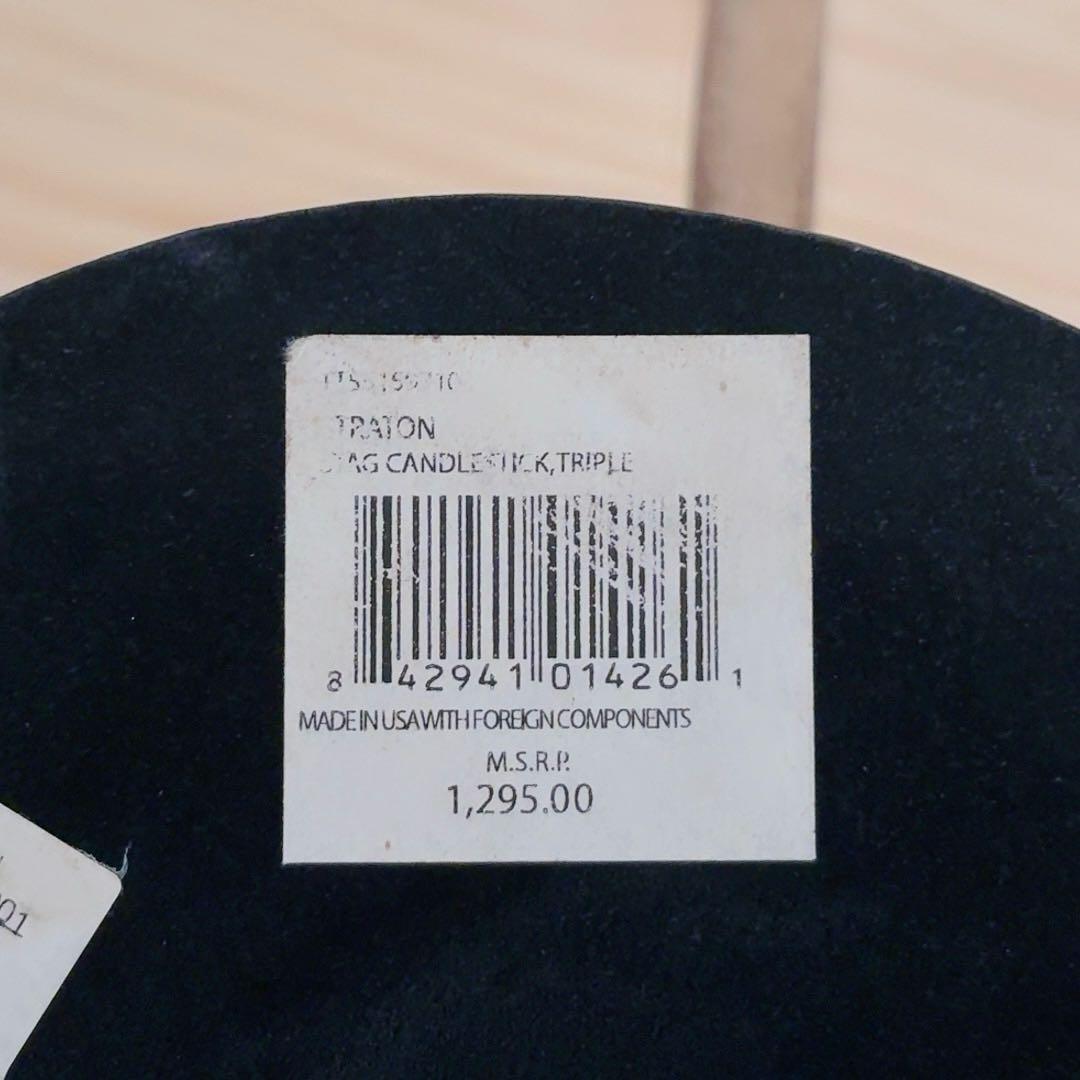 ラルフローレン 鹿角 キャンドルスティック 3灯 アンティーク コレクション