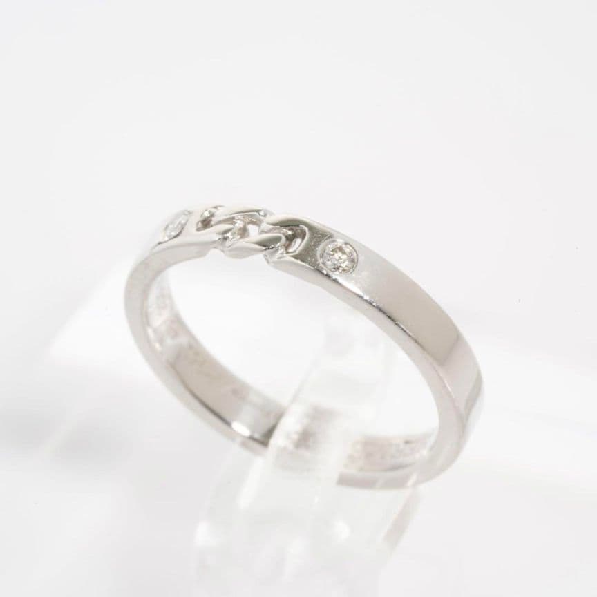 エルメス Pt950 エヴァー シェーヌダンクル リング 6号 リング