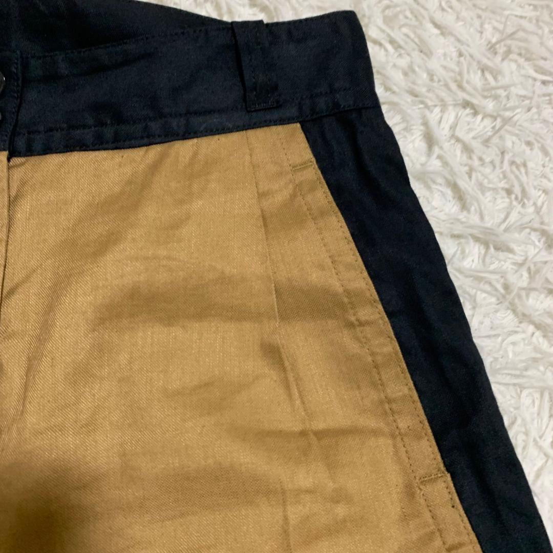 美品✨ドリスヴァンノッテン コットン リネン スカート サイドライン 34