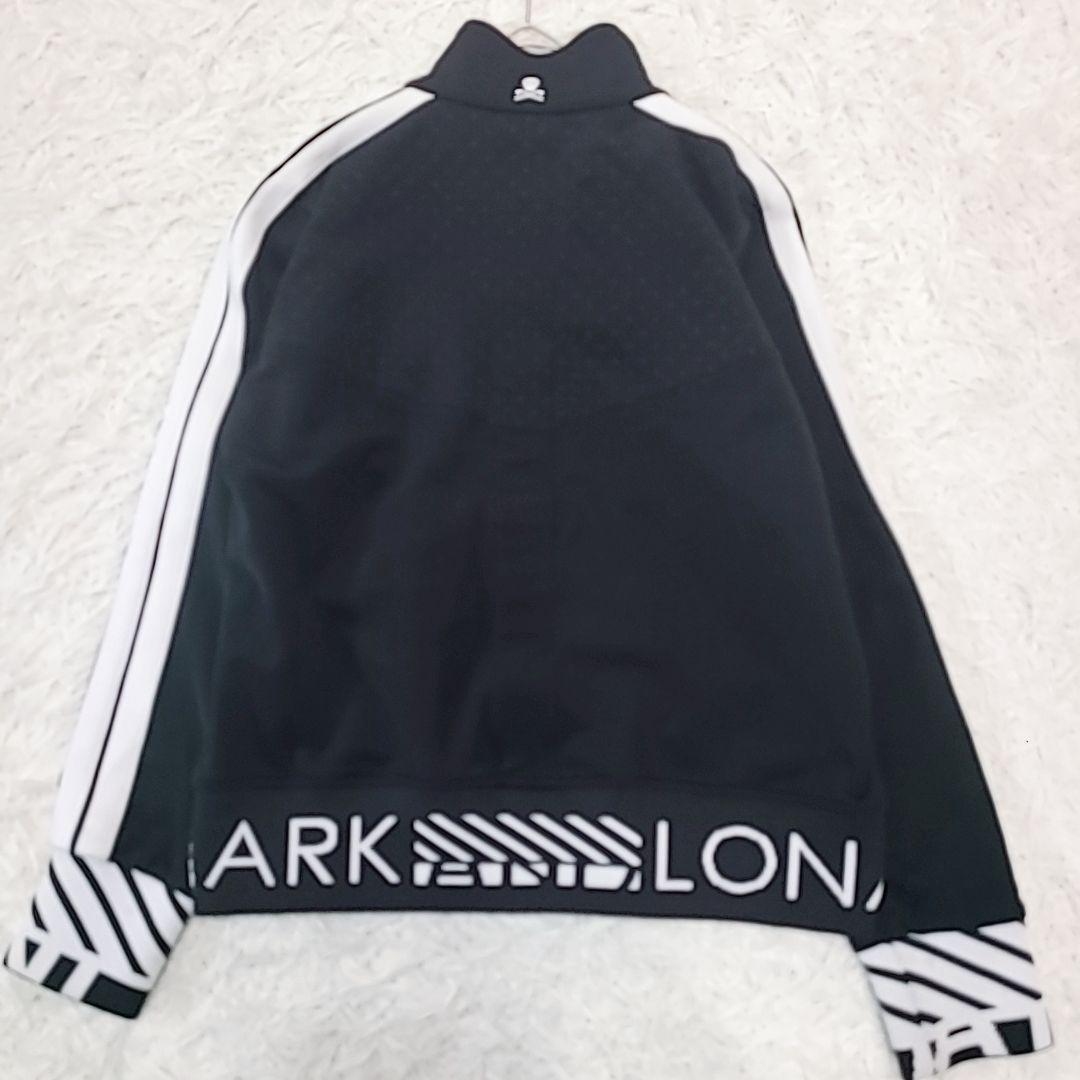 マーク&ロナ ジャージ上 デカロゴ ダブルジップ 美品 黒 38.