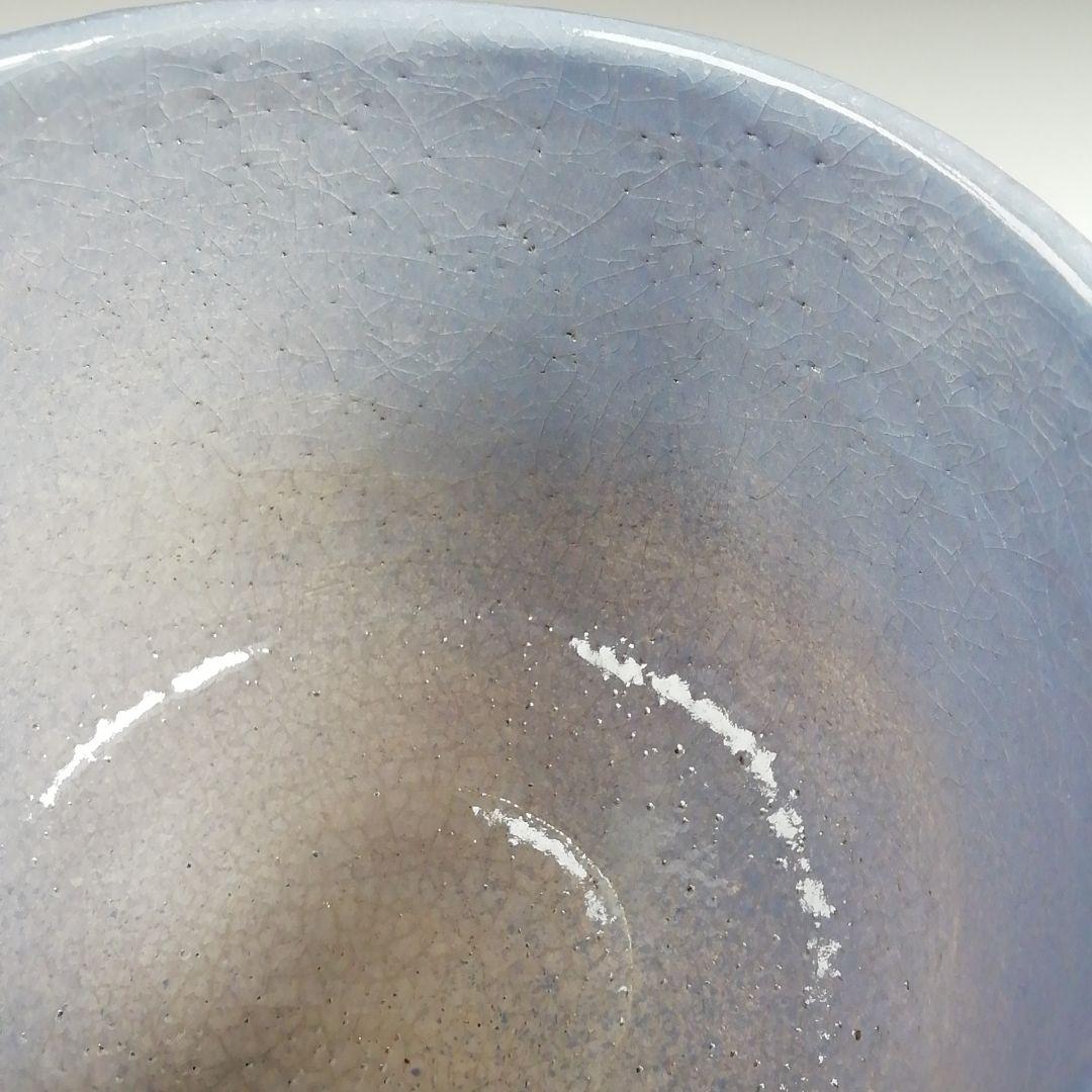 Ｔ９１９　T677 2点‼️『雪南天画』『楽入窯 造』　共箱　抹茶碗　茶道具