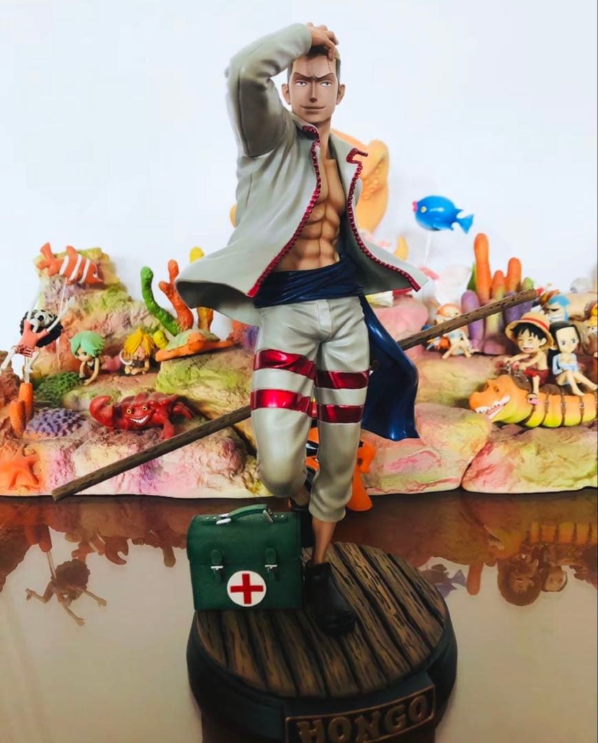 ワンピース ホンゴウ ガレージキット ガレキ スタチューX①