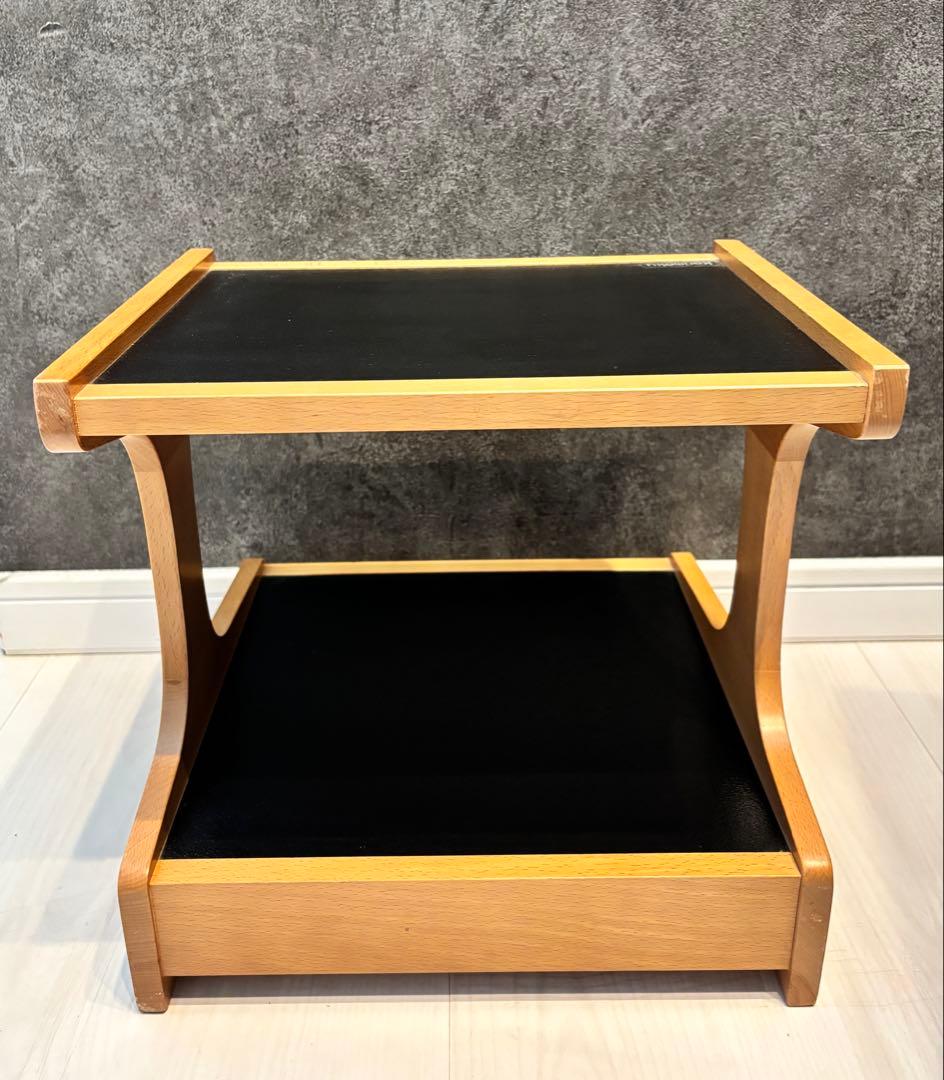 カリモク コロニアル 卓上電話台 小物置き 昭和レトロ