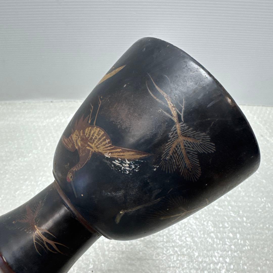 か*ろ様 小鼓　胴　鼓胴 鶴