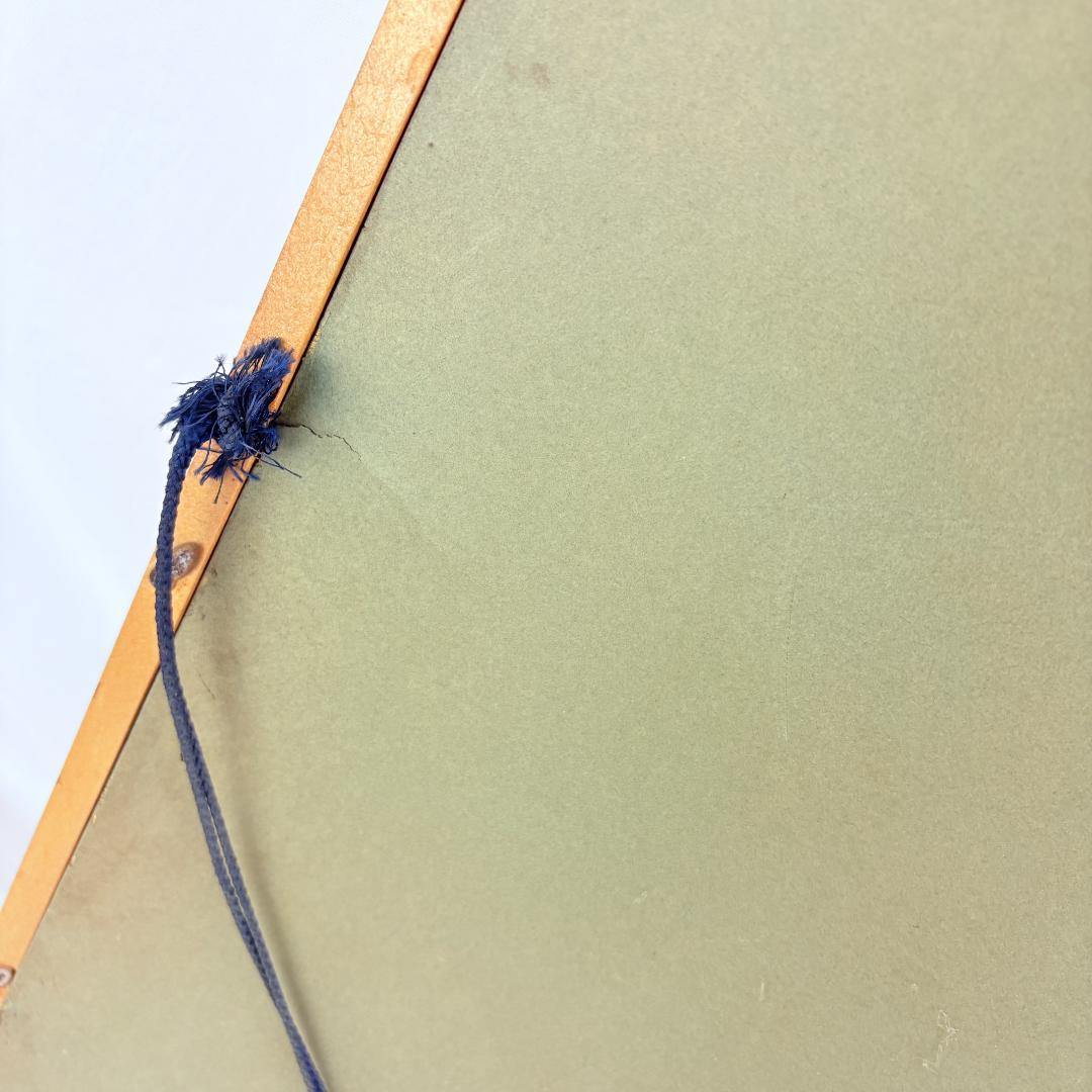 【真作】島本良平　信濃路（大町）風景 F6号 油彩画 額装品 洋画　F6号