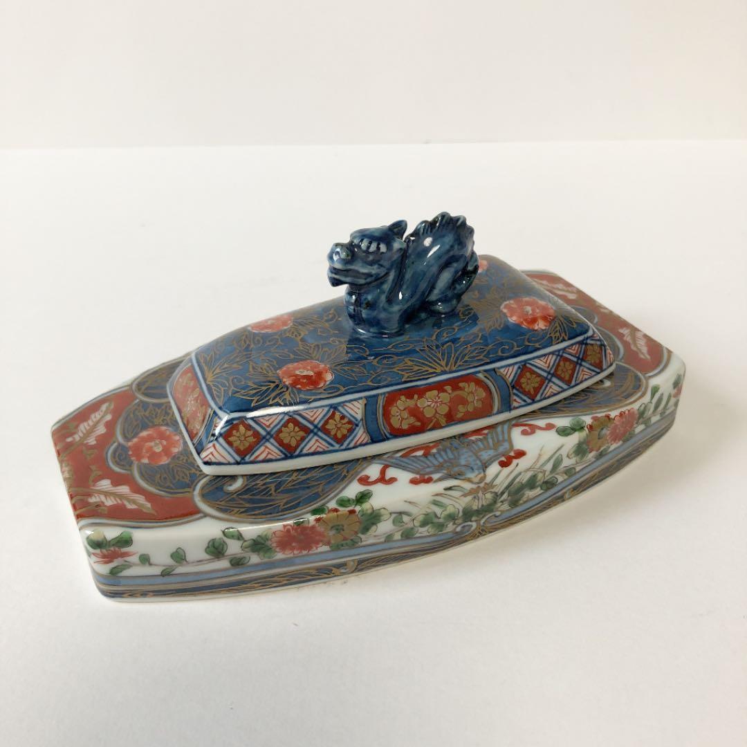 美品！源右衛門 6代 蓋付き 硯 水滴 セット