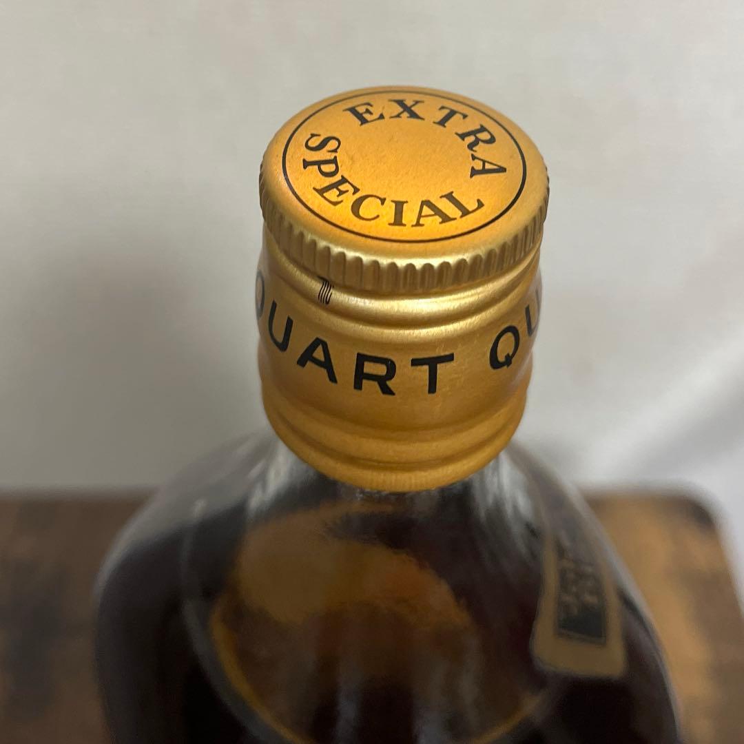 未開封　ジョニーウォーカー ブラック　金キャップ 白紋章　黒ラベル　古酒　希少