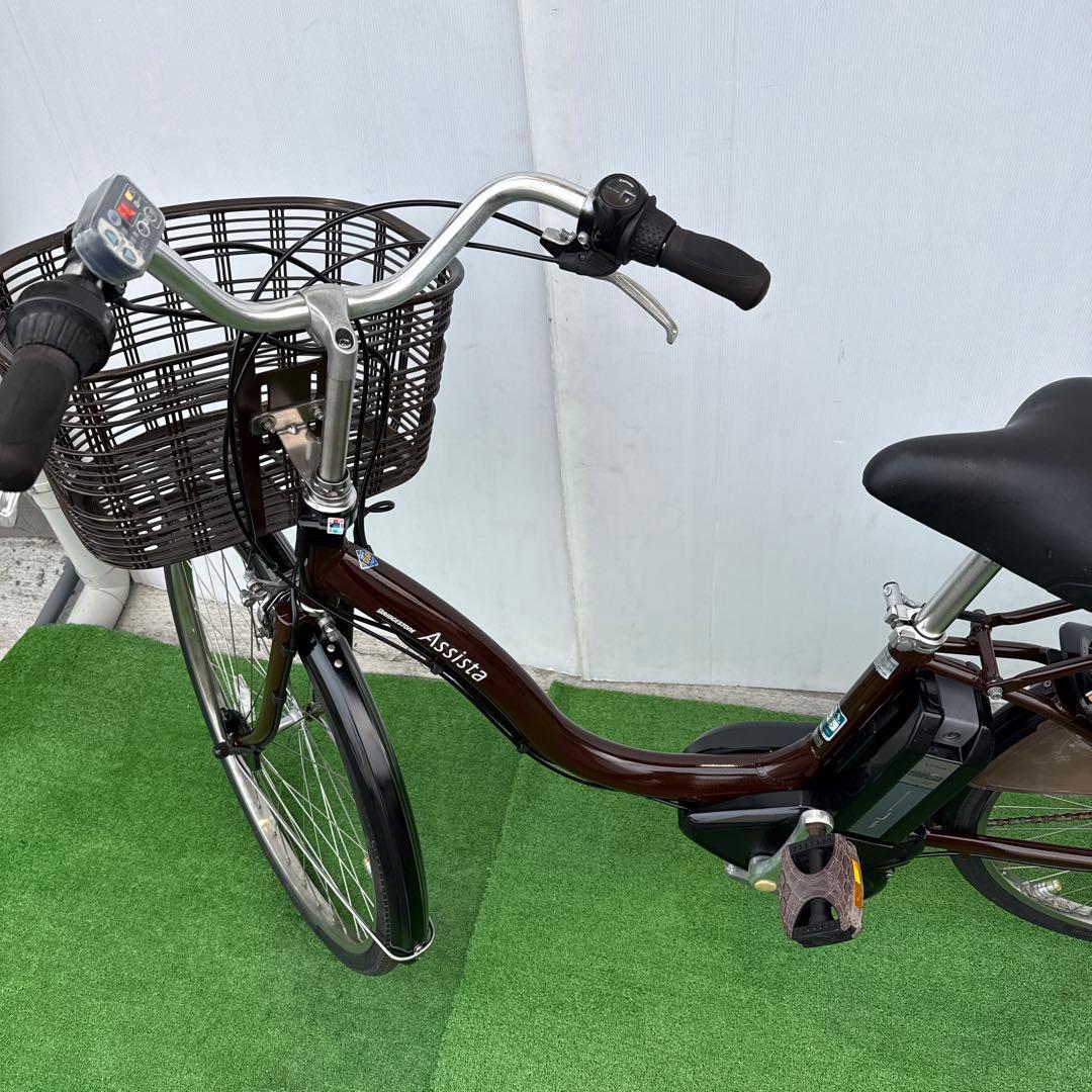 ブリヂストン電動アシスト自転車26インチ8.9Ah ブラウン