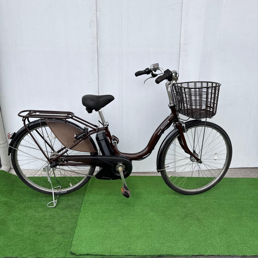 ブリヂストン電動アシスト自転車26インチ8.9Ah ブラウン