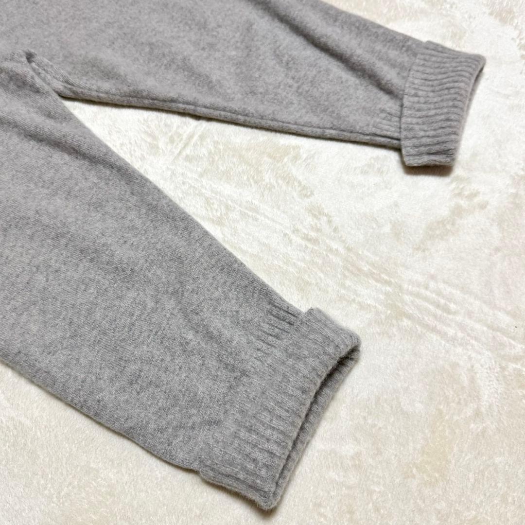 美品 evam eva カシミヤ100% ニットパンツ 近年モデル グレー