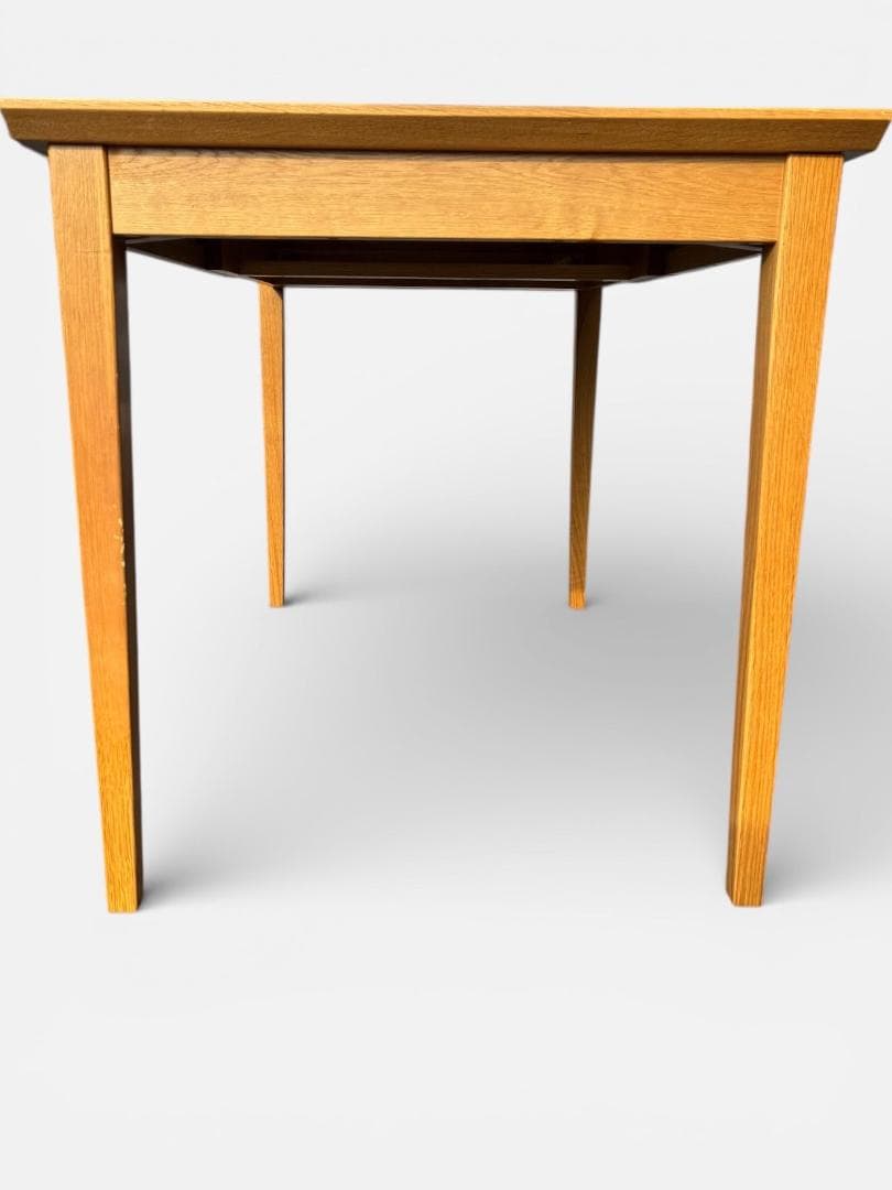 【IDC　大塚家具】　伸長式　ダイニング　テーブル　オーク材　幅84↔120