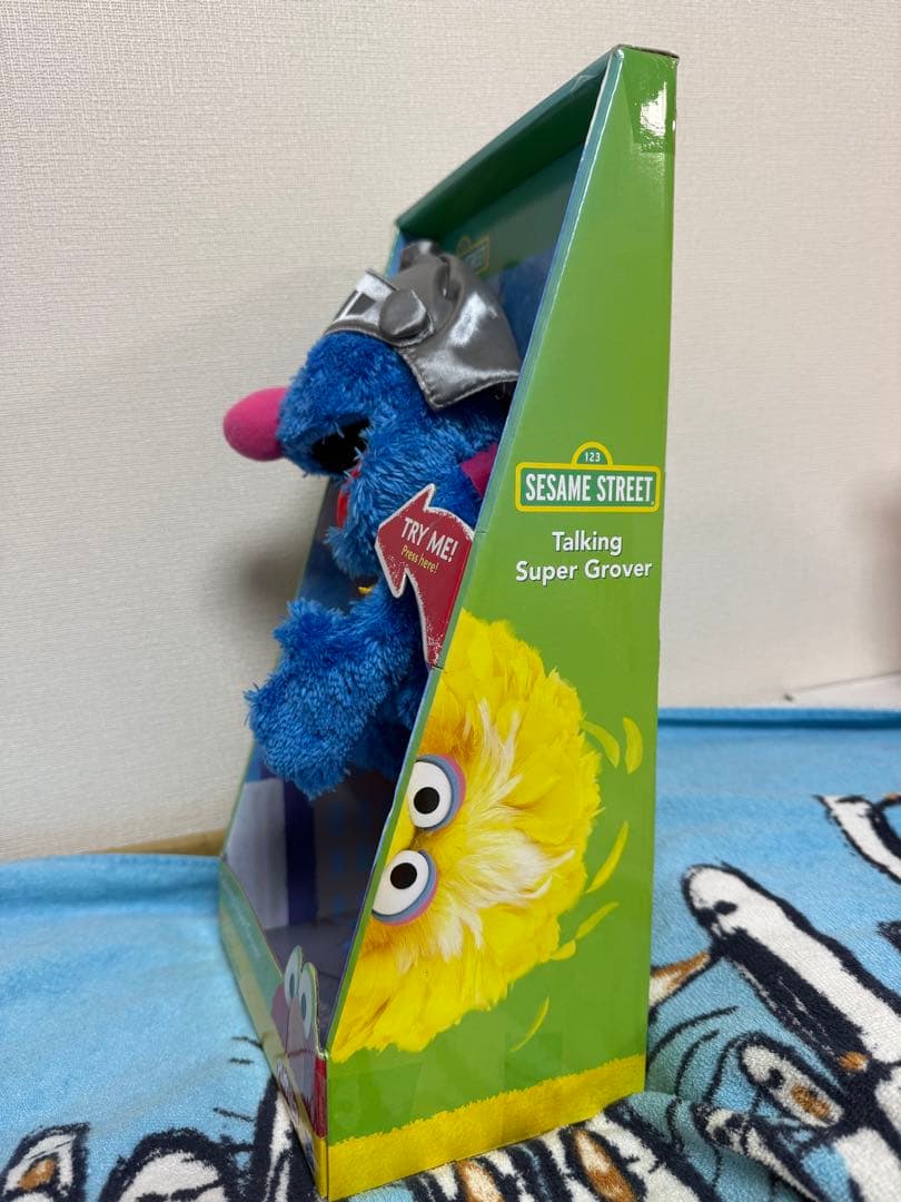 セサミストリート　グローバー　トーキング　スーパーグローバー