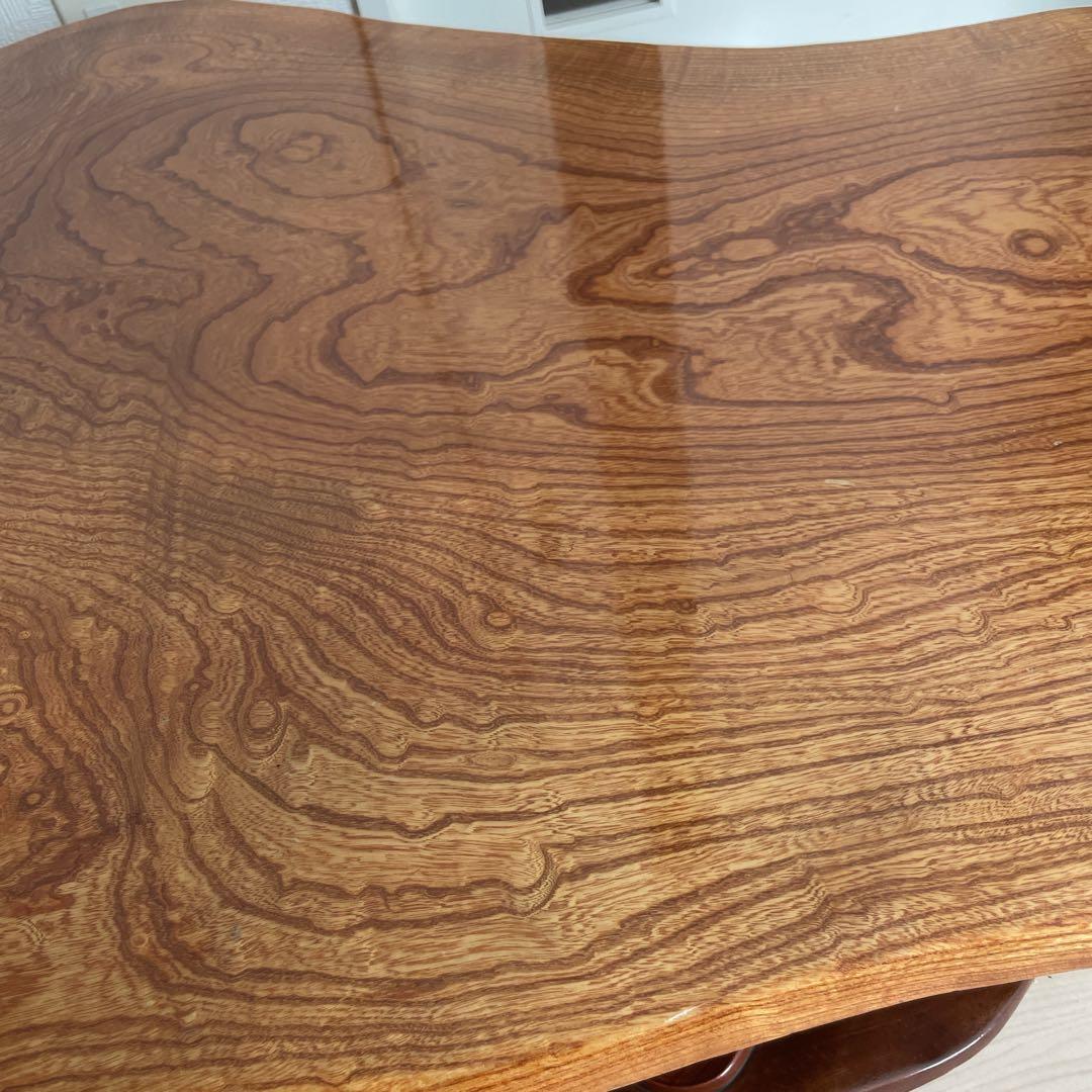 一枚板　おしゃれ木製 ちゃぶ台　おしゃれ座卓