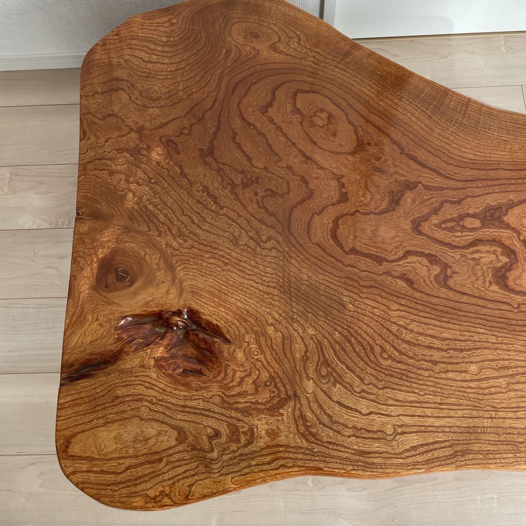 一枚板　おしゃれ木製 ちゃぶ台　おしゃれ座卓