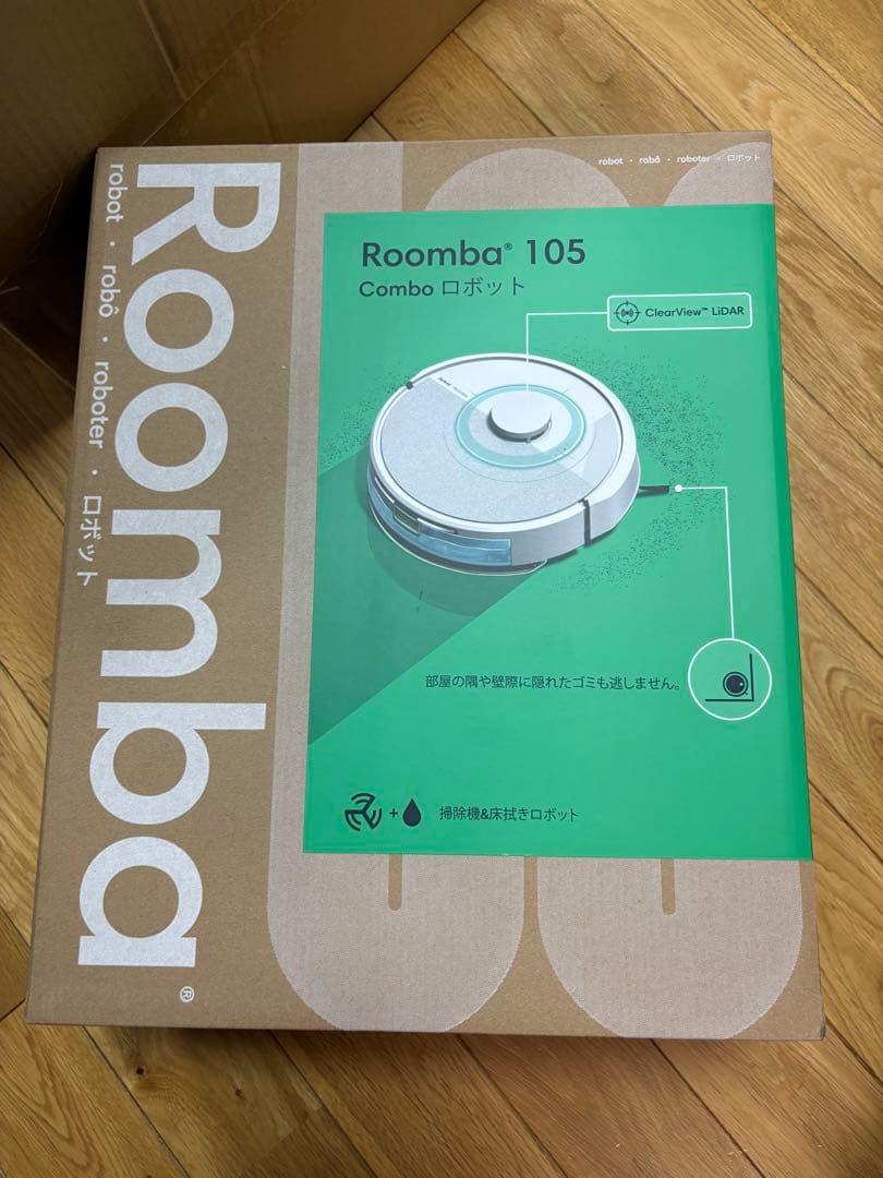 の*ー様 新品未使用即日発送　Roomba 105 Combo ロボット掃除機本