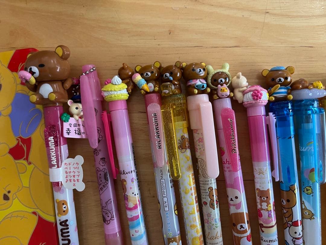 リラックマ　ボールペン&シャーペン　21本セット