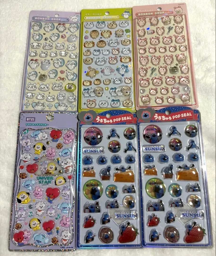 正規品35枚以上まとめ売り　ボンボンドロップシール　サンリオ　ディズニー