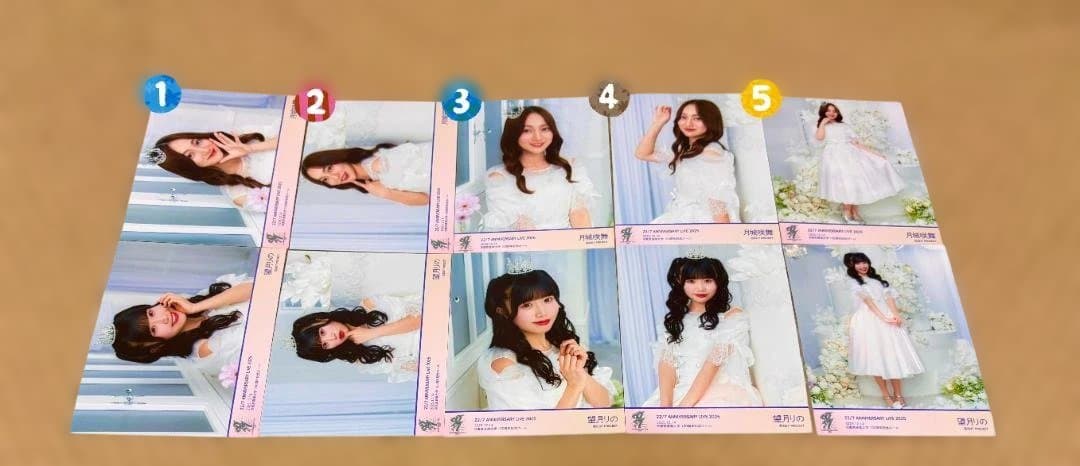 ナナニジ anniversary live 2025　ドレス衣装　ブロマイド