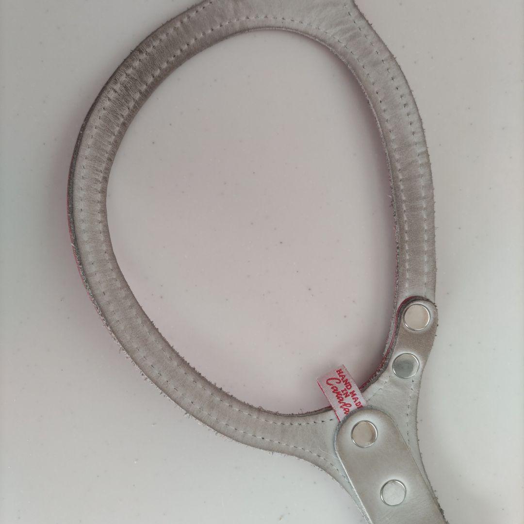 バディベルト ハ－ネスBBベルト ６号エナメル！レッド スワロフスキー付き