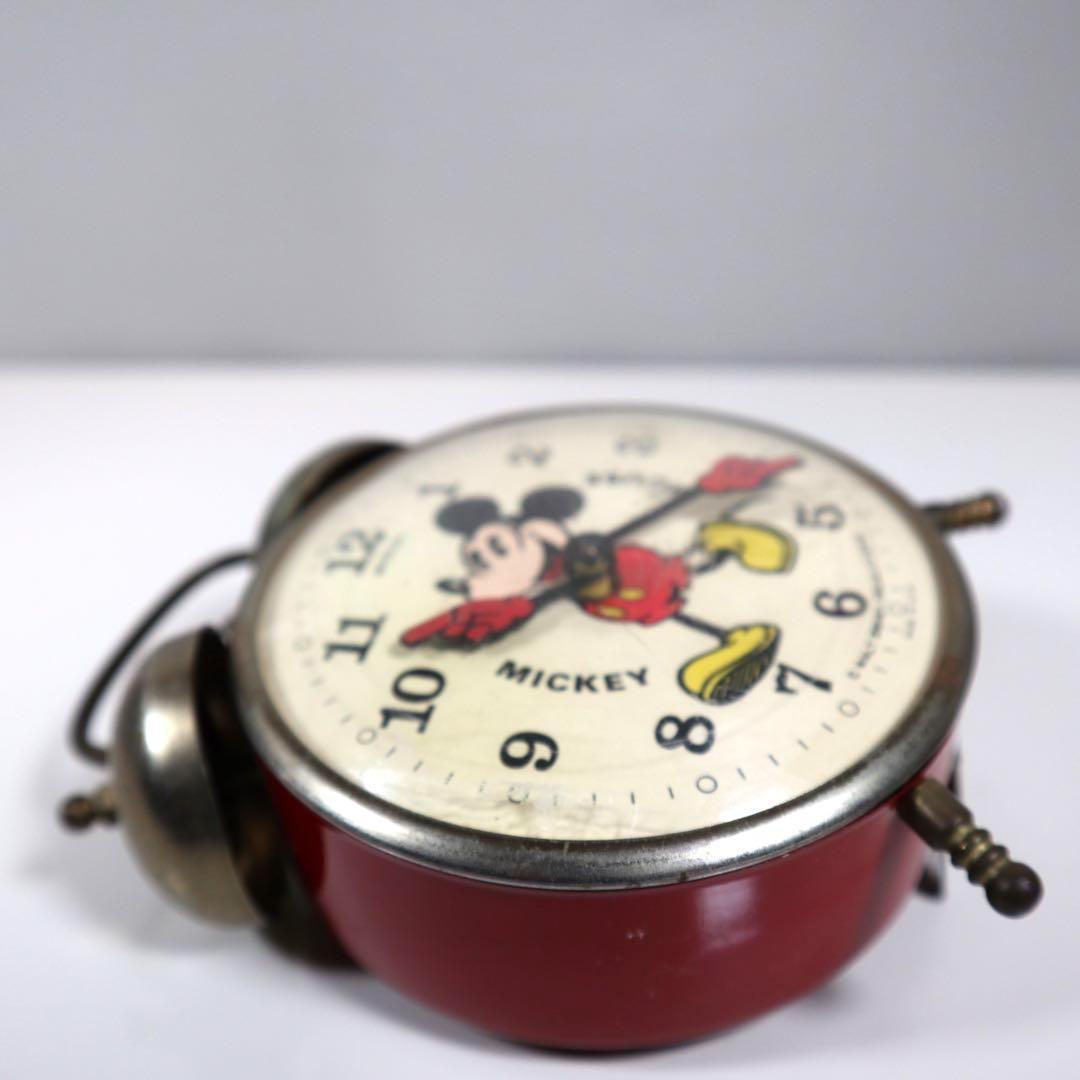 【動作OK】BRADLEYその② 1960～70年ミッキー ゼンマイ目覚まし時計