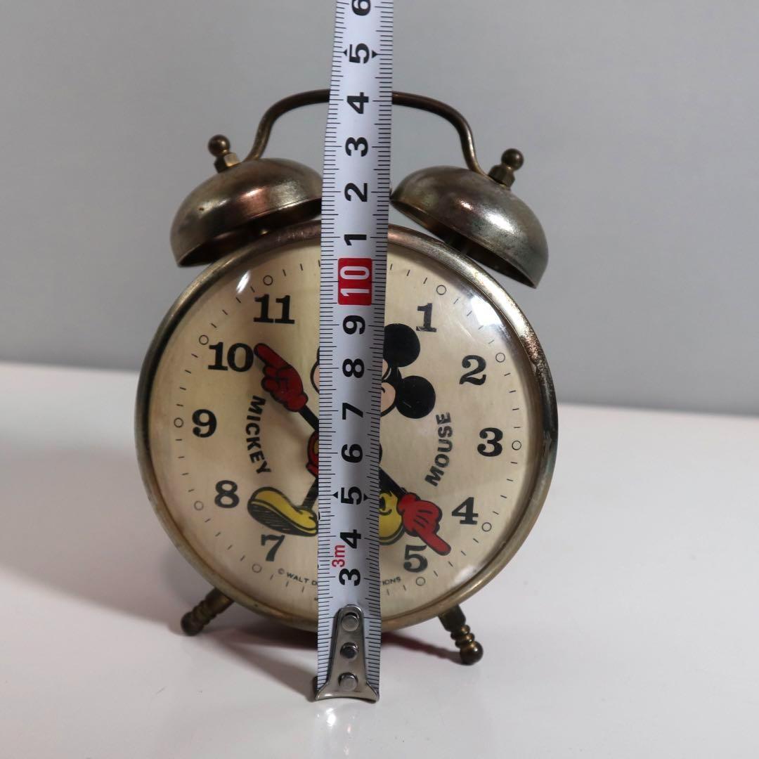 【動作OK】BRADLEYその② 1960～70年ミッキー ゼンマイ目覚まし時計